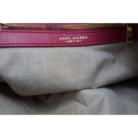 AUTH MARC JACOBS QUILTED SPRING STREET TOTE RED LEATHER RETAIL $1275 - Picture 10 of 11